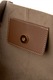 Vince Camuto, Geanta shopper din piele ecologica cu detaliu logo, Caramel