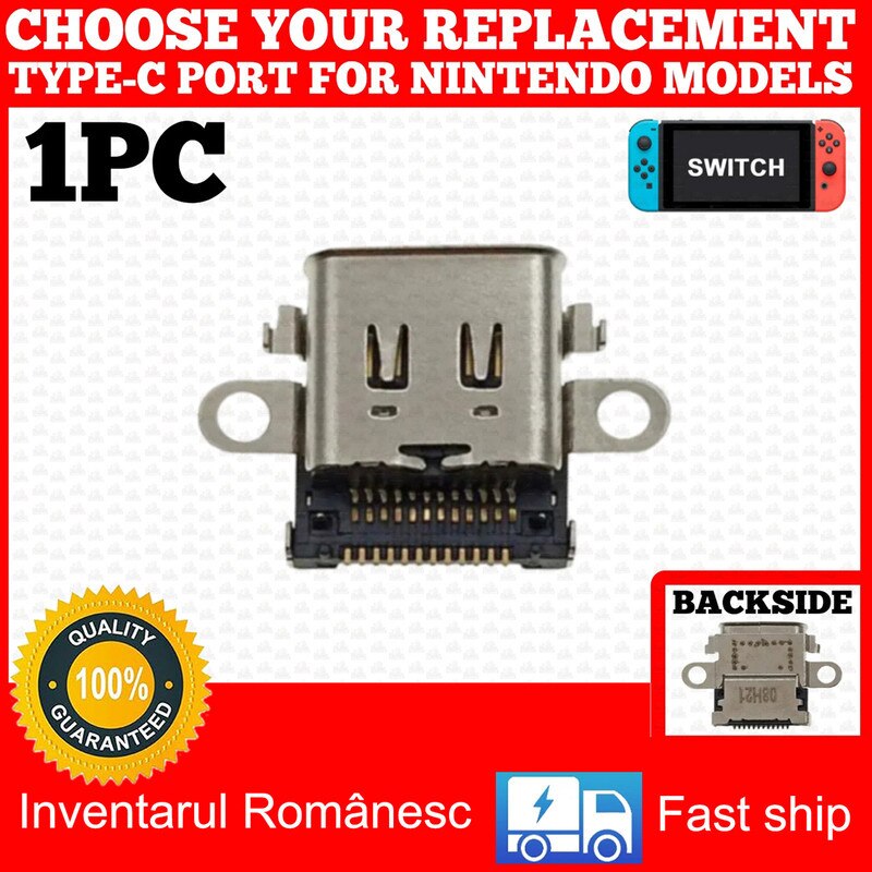 Kit de reparare port de incarcare USB C pentru Nintendo Switch