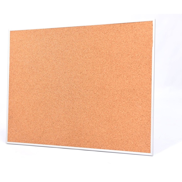 ADELANTE parafatábla 90x120cm, ezüst alumínium keret, 7mm vastagság, 5 db-os tűs készlettel