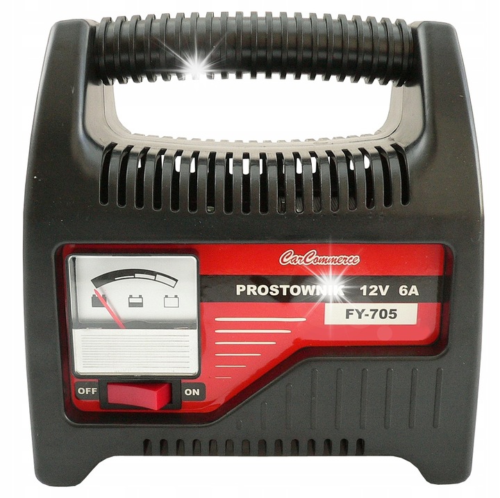 Carcommerce FY-707 6V/12V 8A akkumulátortöltő, 40-80Ah-s akkumulátorokhoz
