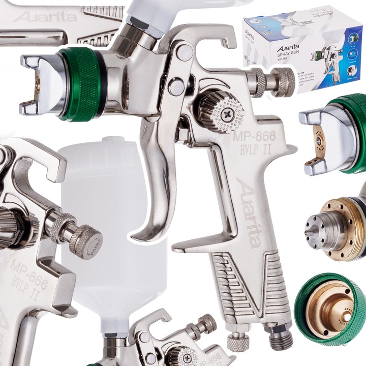 Пистолет за боя AUARITA MP-866, 1.7mm, 600ml, пълен комплект