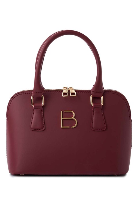 Lucky Bees, Keresztpántos műbőr táska fémlogóval, Bordó