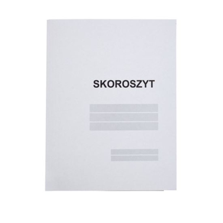 Dosar tekturkowy OFICIO, alb, 300g, set 10szt