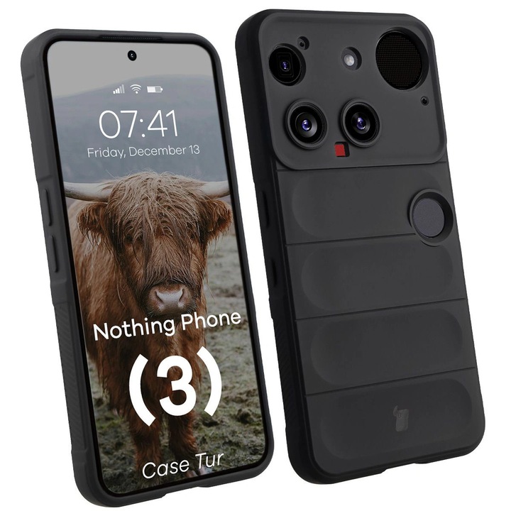 Husa Bizon Case Tur do Nothing Phone (3), Negru