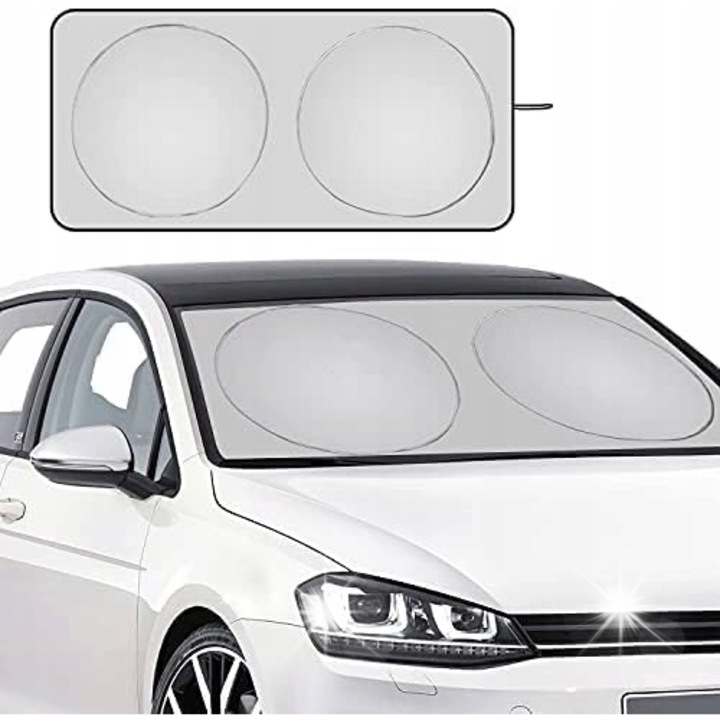 Автомобилен сенник Ventdest, 167x95см, полиестерен материал, с включен калъф