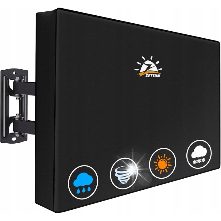 TV huzat 46"-48", Zettum, Oxford 600D anyag, vízálló, fekete