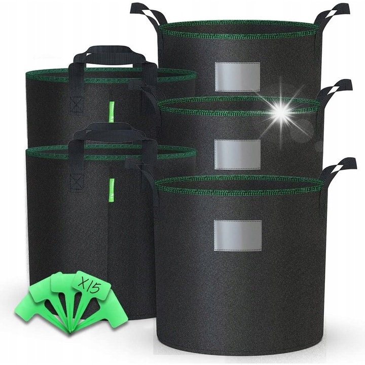 Комплект от 5 саксии Polar Vounot 20L за домати, 30,5x27см