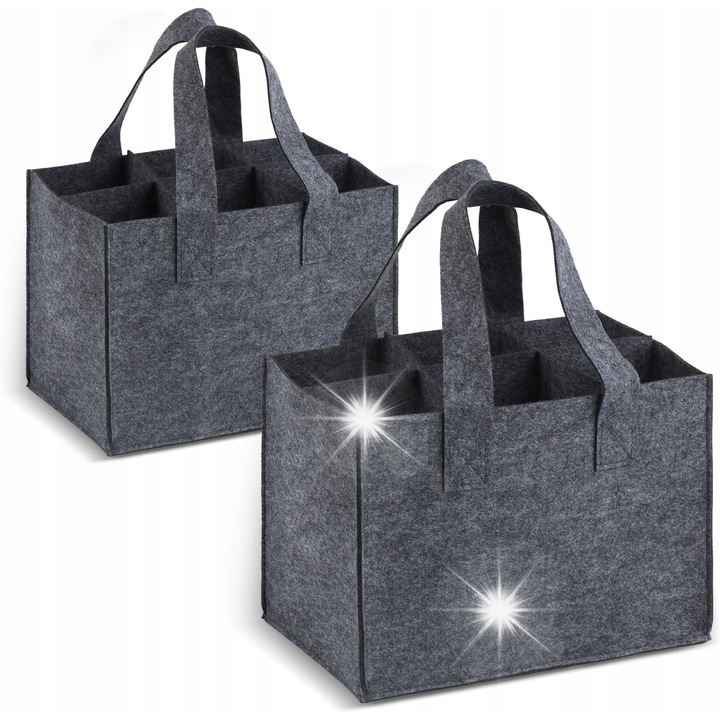 2 db-os italtartó készlet, filc anyagból, ergonomikus