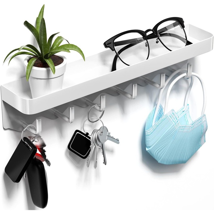 Fogas/Tartó, mDesign, Fehér