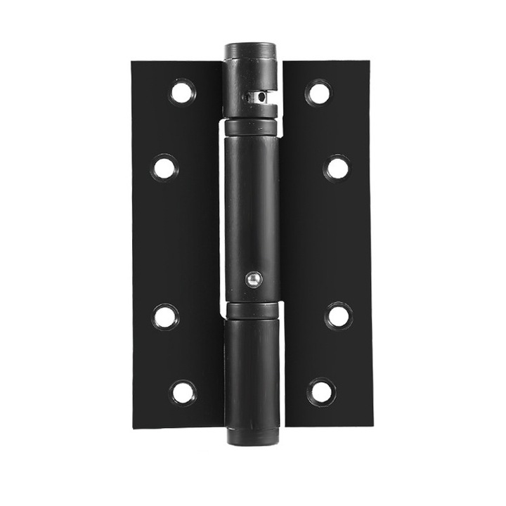 Hidraulikus ajtópántok, 2 darabos készlet, önzáró, állítható zárási sebesség, rozsdamentes acél, 12.5x8.2x2.7cm, 13.5x8.2x2.7cm, fekete