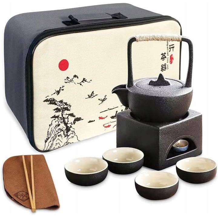 Japán teáskészlet, fanquare, Kerámia
