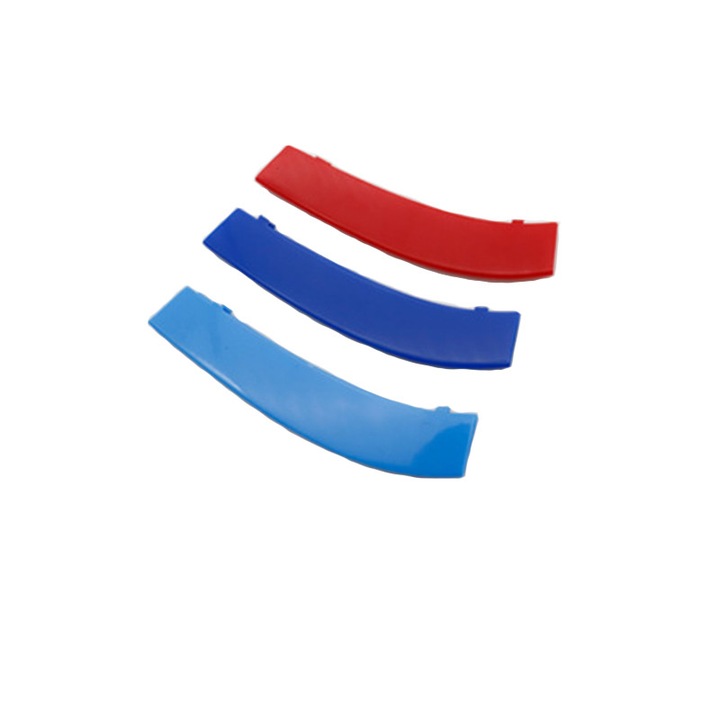 Cleme de grilaj set 3 bucati, pentru BMW 1 Series, multicolor, 14.5x7x1.2 cm