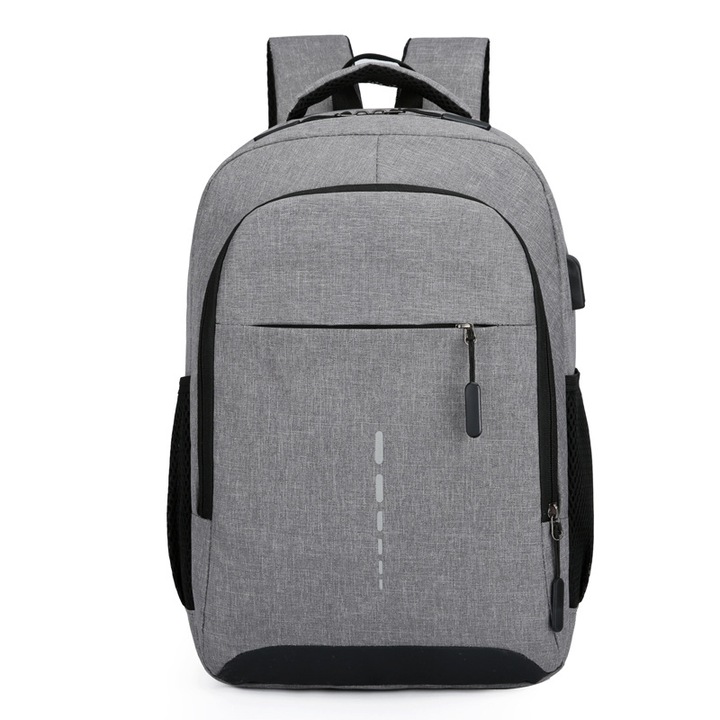 Rucsac impermeabil pentru barbati, M-8002, 20-35L, gri, stil clasic