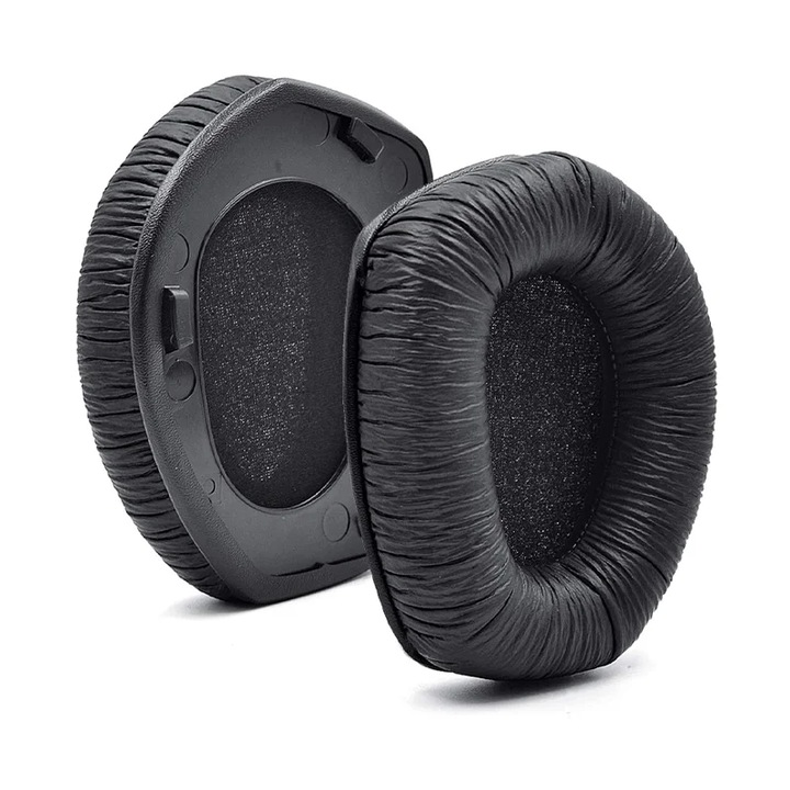 Pahare urechi pentru casti PC, set 2 bucati, gri, 8.5x8.5cm