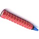 Grip pentru racheta de badminton, design bicolor, material absorbant, 110x2.5cm