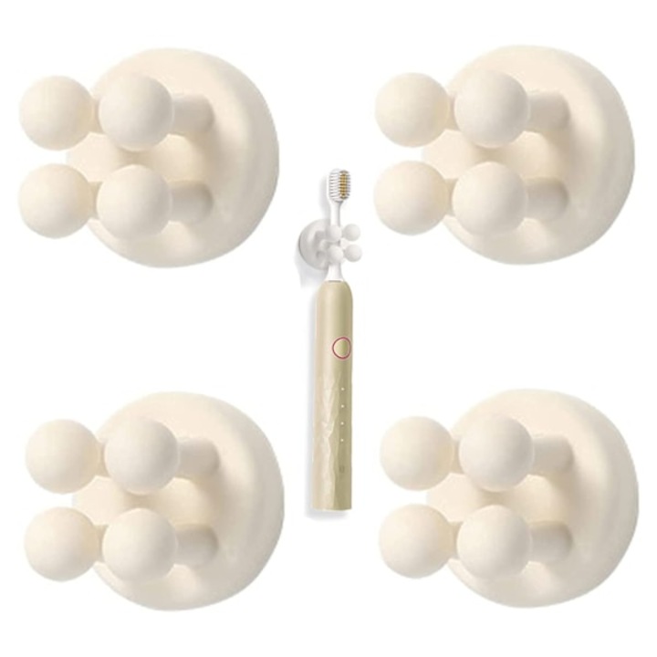 Suport multifunctional autocolant din silicon, impermeabil, set de carlige colorate pentru baie, bucatarie, birou