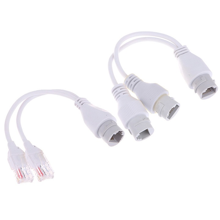 Adaptor splitter de retea, Ethernet 2 cai, 2 bucati, conectoare RJ45, solid, durabil