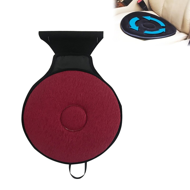 Perna rotativa 360°, material din spuma cu memorie, antiderapanta, 40cm