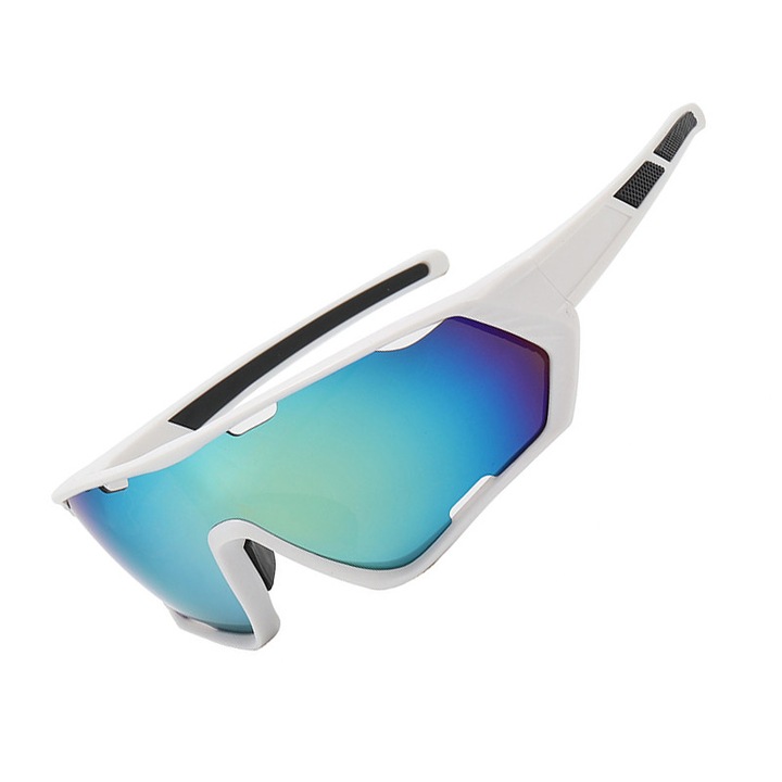 Ochelari de soare barbati, multicolor, lentile TAC, protectie UV400, dimensiuni 15x12.5x5.5cm