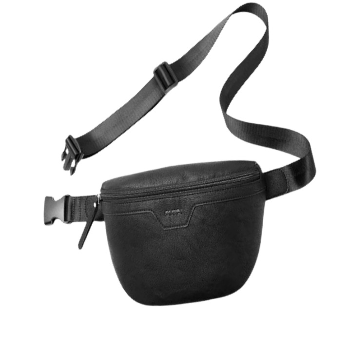 Kistáska, fekete, 24x18x4cm, sokoldalú kialakítás állítható pánttal, tágas rekeszek