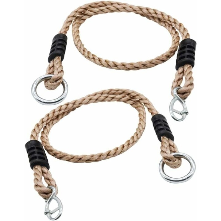 Set accesorii pentru hamac, curele de suspensie, material durabil, lungime ajustabila, capacitate 300kg, utilizare exterioara