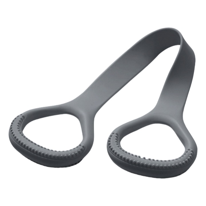 Banda elastica de yoga pentru corectarea posturii, 42.5x10x3cm, gri, set 1 buc.