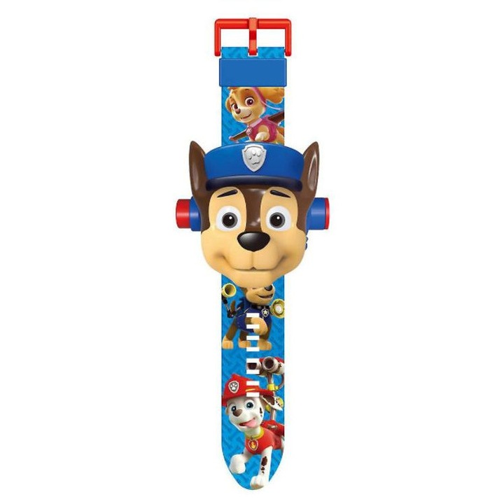 Ceas digital cu proiector Paw Patrol, 24 modele, 27x5cm, set