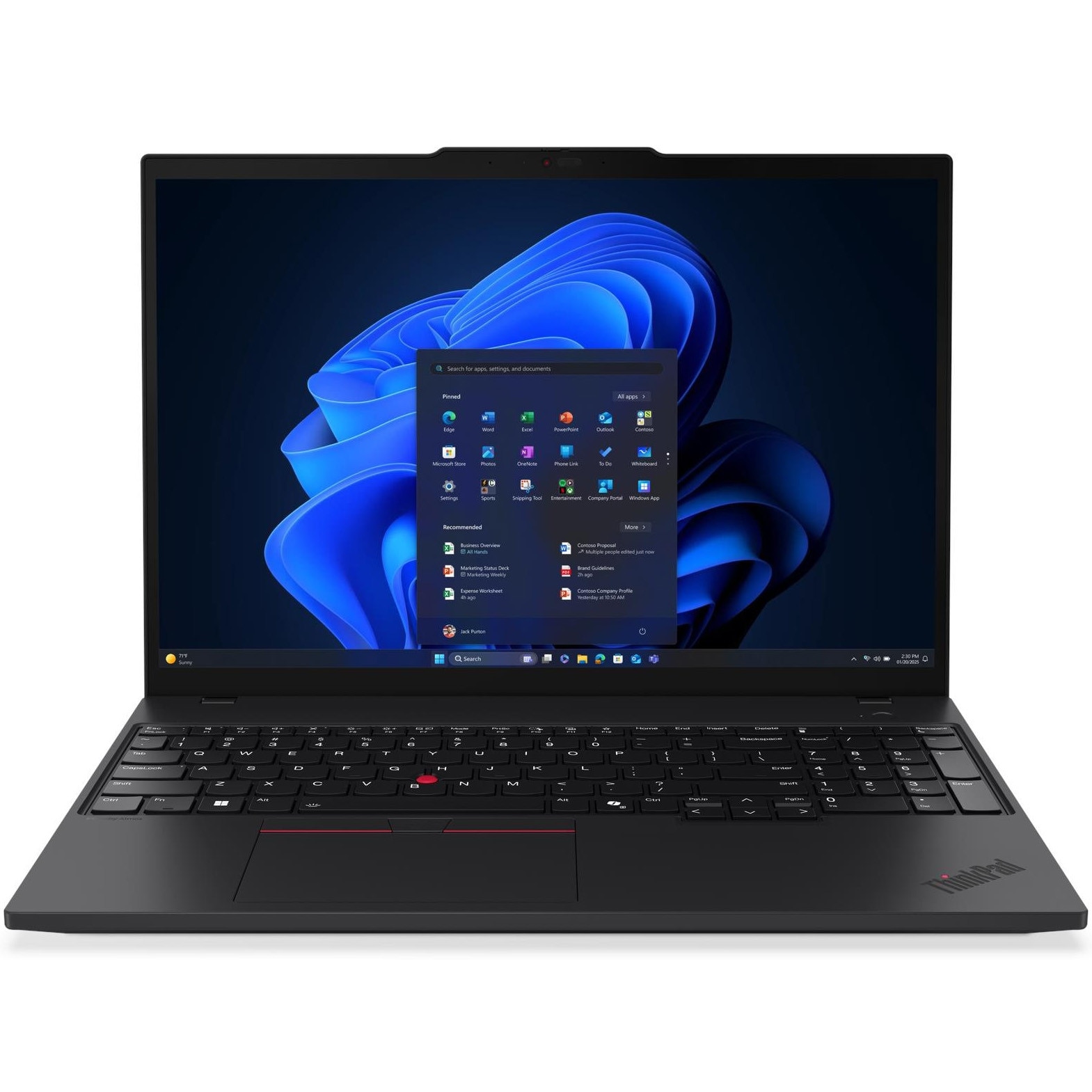 Laptop Lenovo ThinkPad T16 Gen 4 Procesor Intel® Core™ Ultra 7 255U 12M Cache, up to 5.20 GHz 16" WUXGA, 64GB DDR5, 1TB, Intel Graphics, Win 11 Pro, Negru