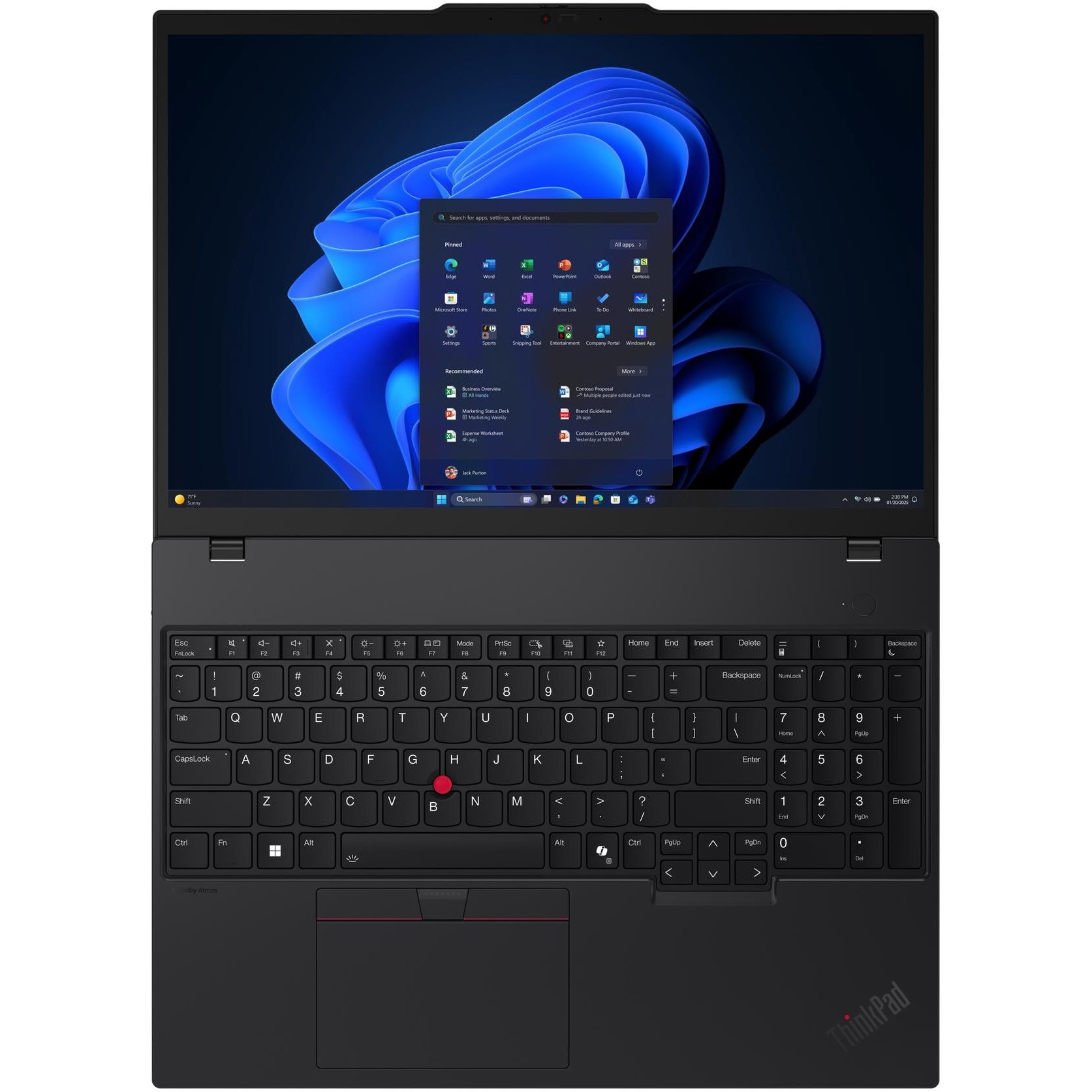 Laptop Lenovo ThinkPad T16 Gen 4 Procesor Intel® Core™ Ultra 7 255U 12M Cache, up to 5.20 GHz 16" WUXGA, 64GB DDR5, 1TB, Intel Graphics, Win 11 Pro, Negru