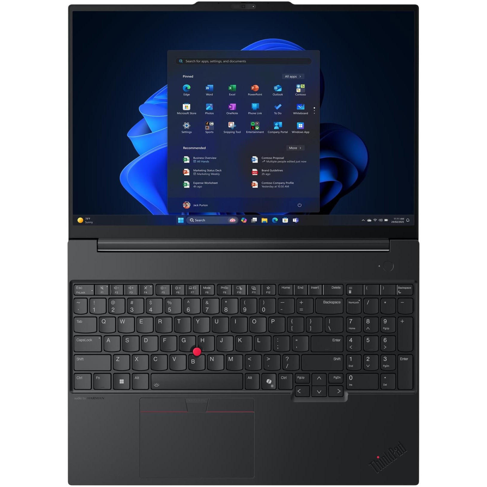 Laptop Lenovo ThinkPad E16 Gen 3 cu procesor Intel® Core Ultra 7
