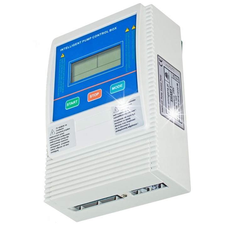 Vezérlődoboz SMART1 szivattyúhoz, 1,1kW, 230V, túlterhelés elleni védelem, automatikus vezérlés, 1,1g