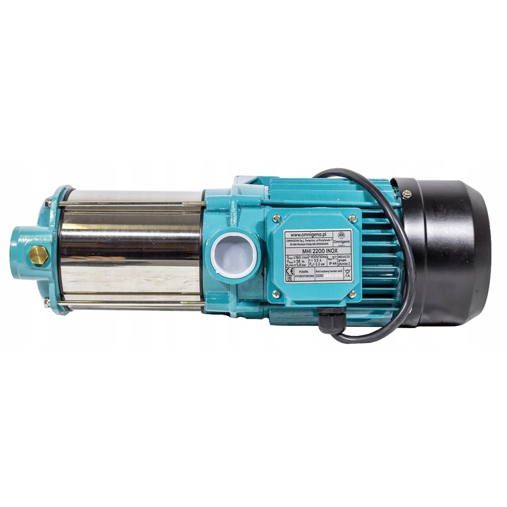 Хидрофорна помпа MHI 2200 inox, 400V, 160л/мин, 58м, 28x19x46см