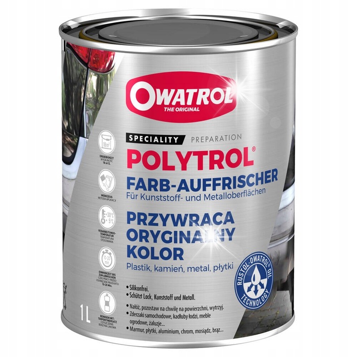 Owatrol Polytrol - szín- és fény-helyreállító, 1L, fémekhez és műanyag felületekhez