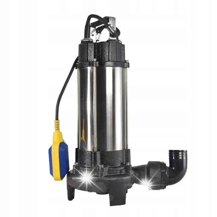 Потопяема помпа WQ 1500 FURIA, 1,5 kW, 400 л/мин, 14 м, 230V, със система за раздробяване, неръждаема стомана