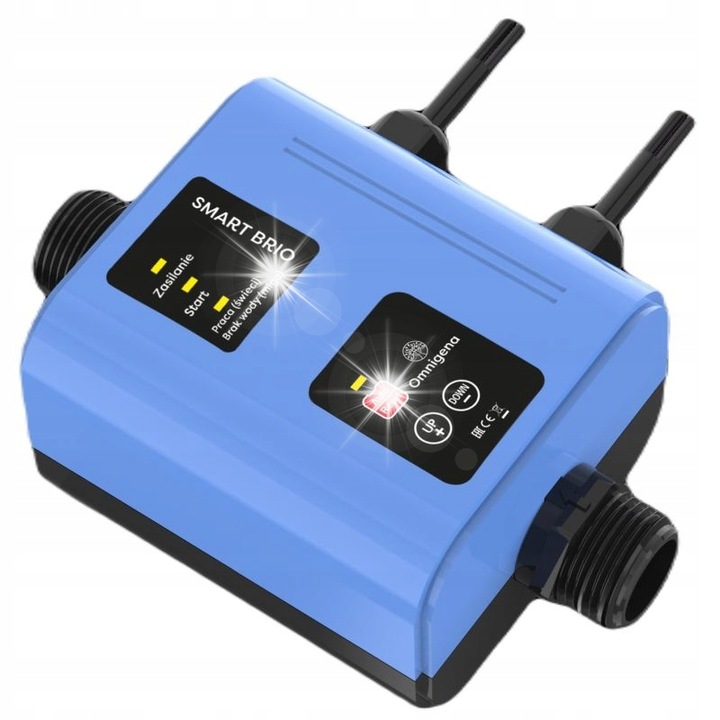SMART BRIO vezérlő vízszivattyúhoz, automatizálás, szárazon futás elleni védelem, 1" x 1", 0,7 kg