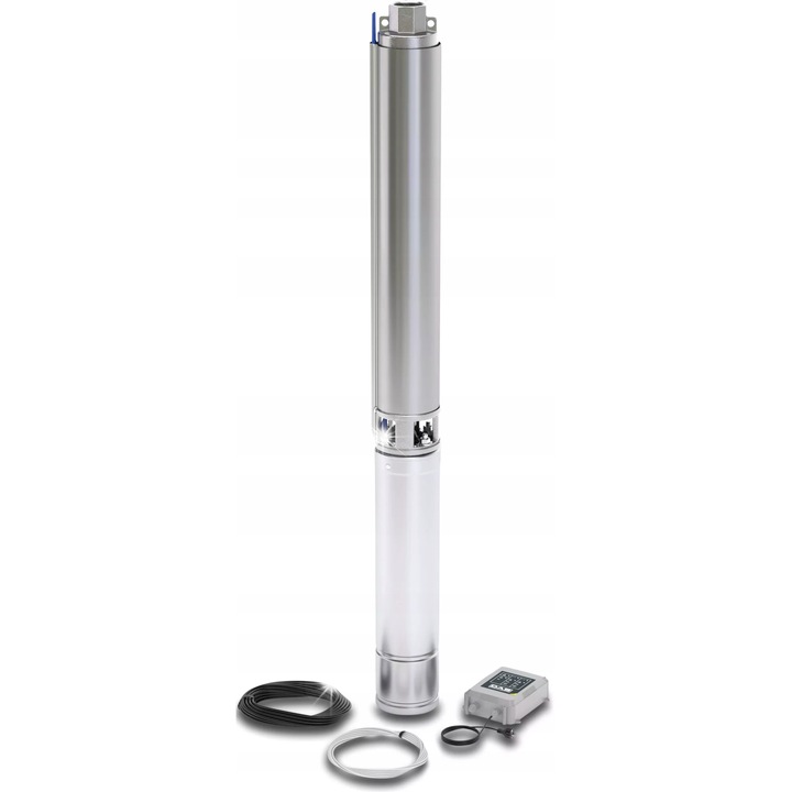 Потопяема помпа DAB S4 KIT, 15м кабел, контролна кутия бустер, неръждаема стомана 304, 0.75 kW, 1"