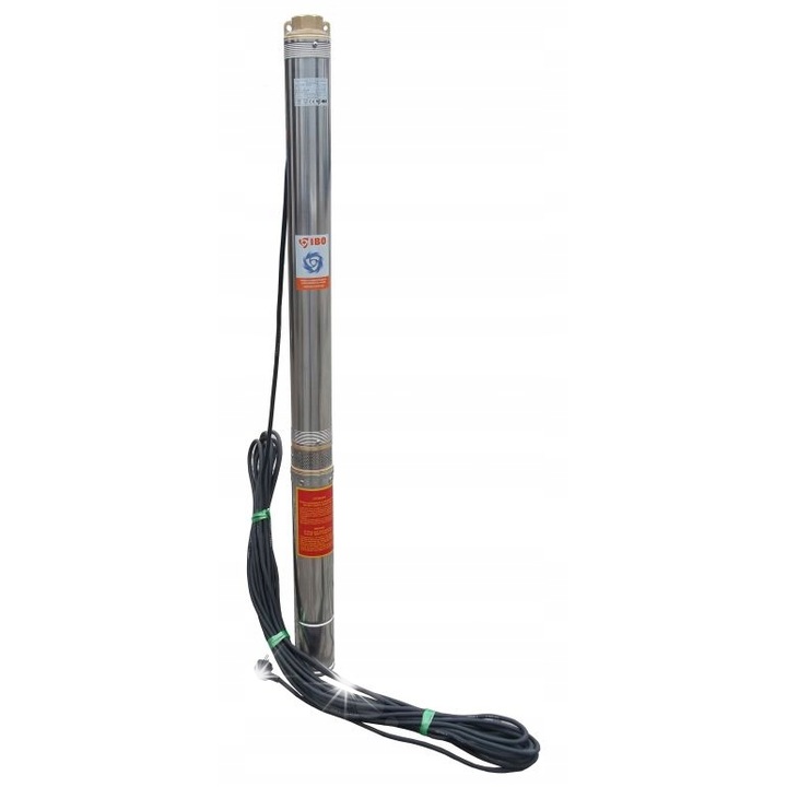 Комплект потопяема помпа 3Ti20 и хидрофор 100L IBO, 550W, 82м височина, 1'' връзка, 100L резервоар