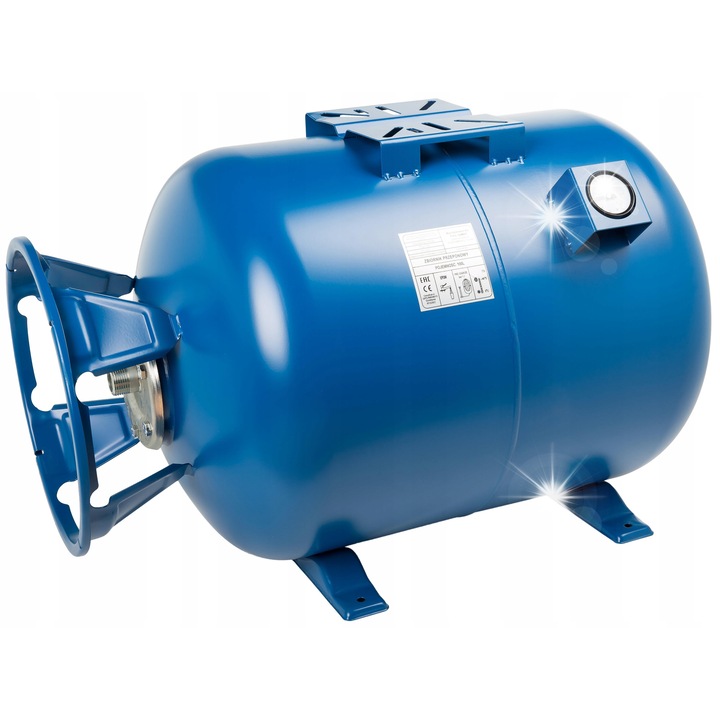 IBO tartály, 80l, manométerrel, hidroforhoz