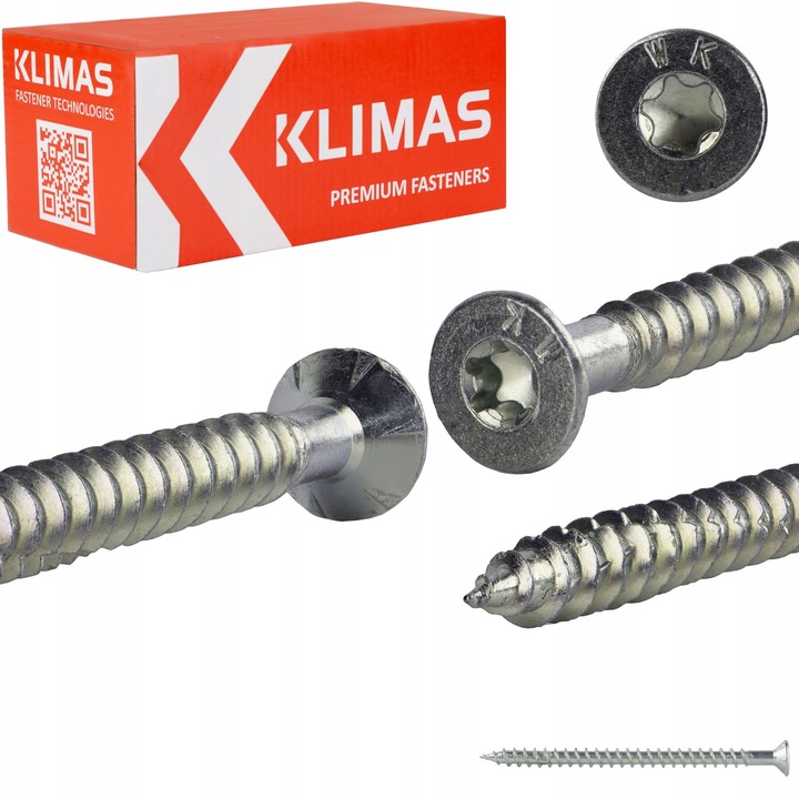 Surub de constructie WKRET-MET cu cap inecat, WKFS 10x400 mm - 25 buc