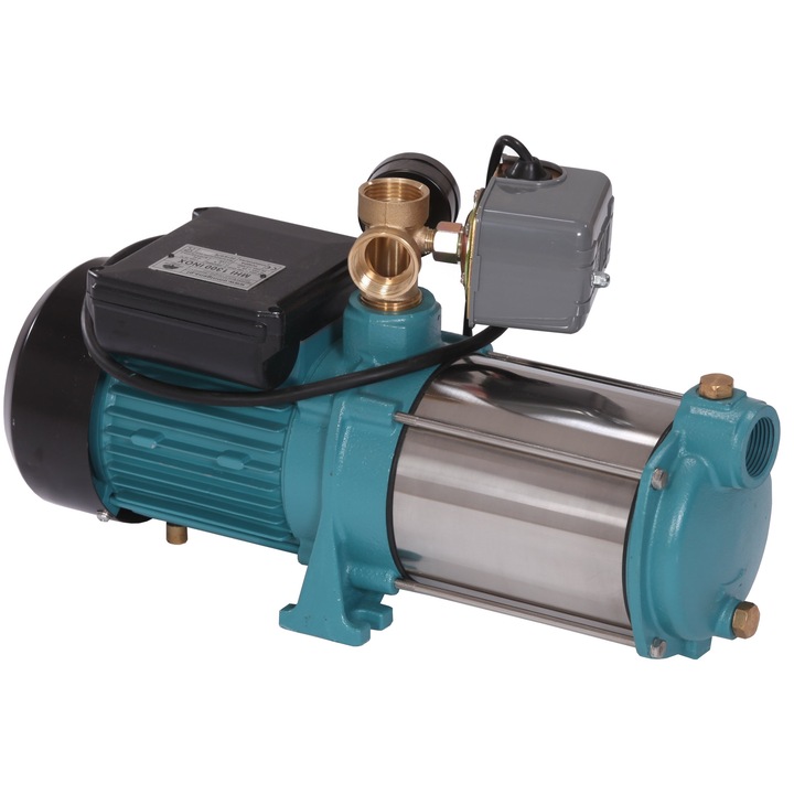Pompa hidrofor MHI 1500 INOX, 95L/min, 8 bar, 230V, 29x17x51cm, set complet