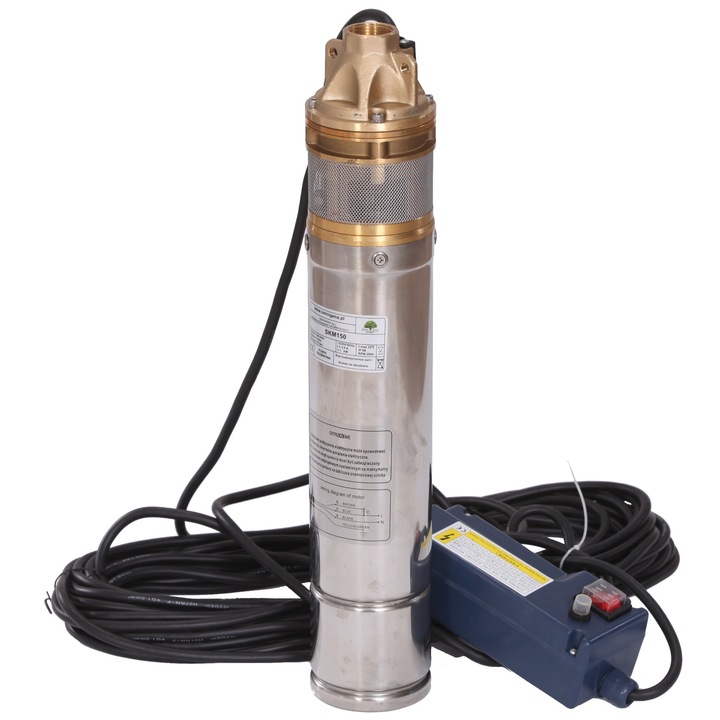 Потопяема помпа Omnigena SKM100 0,75kW, 15м кабел, 60м напор, 97мм диаметър