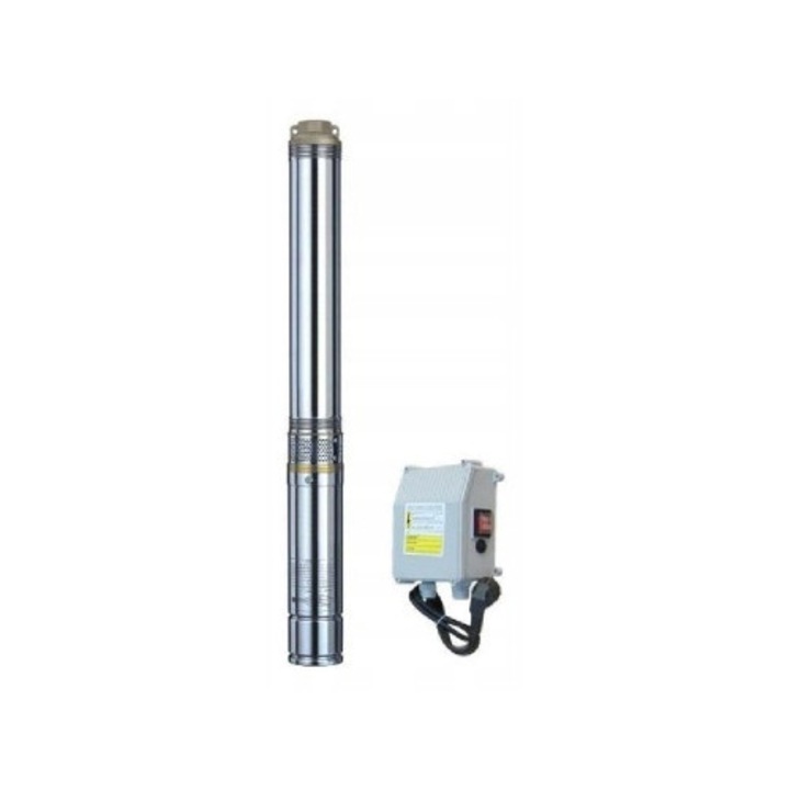 Потопяема помпа 4SD 5-15, 1,5kW, 155л/мин, 100м, 20м кабел, пълен комплект