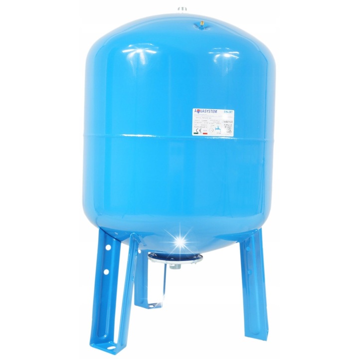 Víztartály 500L függőleges Aquasystem, 1 1/4", 750x1490mm, hideg vízhez