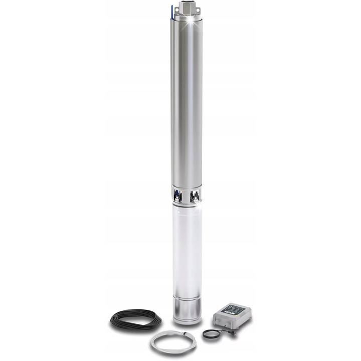 Потопяема помпа DAB S4 KIT, 0.75 kW, 30м кабел, контролна кутия бустер, неръждаема стомана 304, 1"
