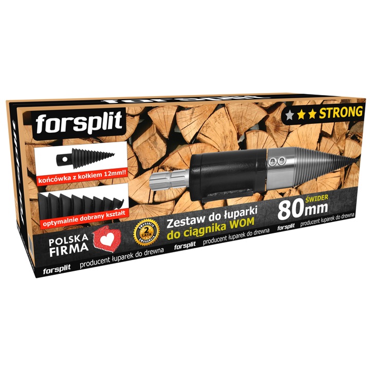 Despartitor cu spirala, ZW2P-080K2, diametru 80mm, set complet, 35mm