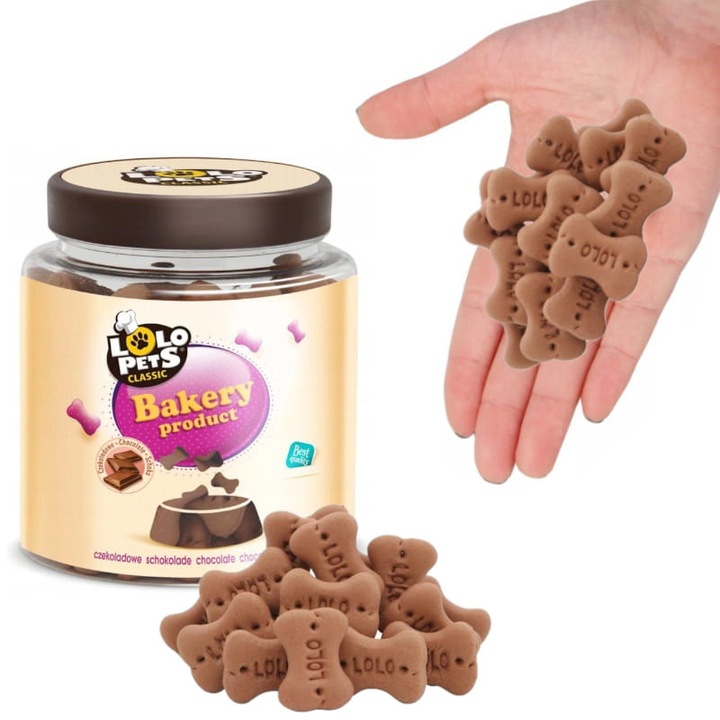 HOBBY kutyakeksz, csokoládés, 210 g-os készlet, S-es méret