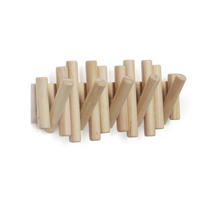 Cuiere Picket, din lemn de pin, stil scandinav, 1 kg, set