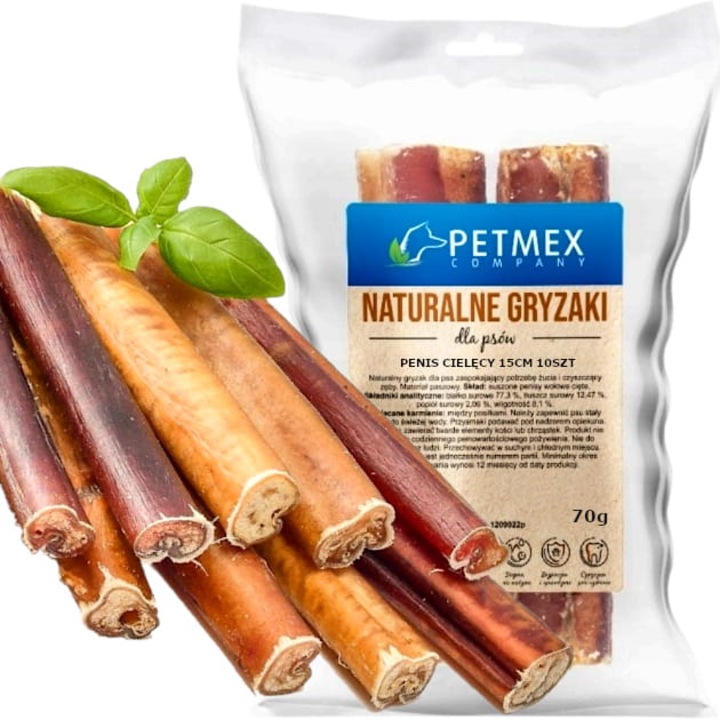 Recompense, Petmex, uscate, 15cm, 10 bucati, 70g