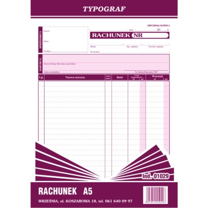 Recunek A5, TYPOGRÁF, 80 kártya, samokopia