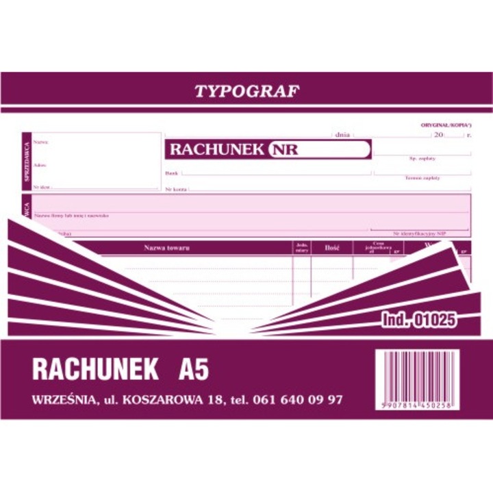 Recunek A5, TYPOGRÁF, 80 kártya, samokopia